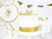 Picture of CAKE TOPPER FIRST COMMUNION GOLD 21CM